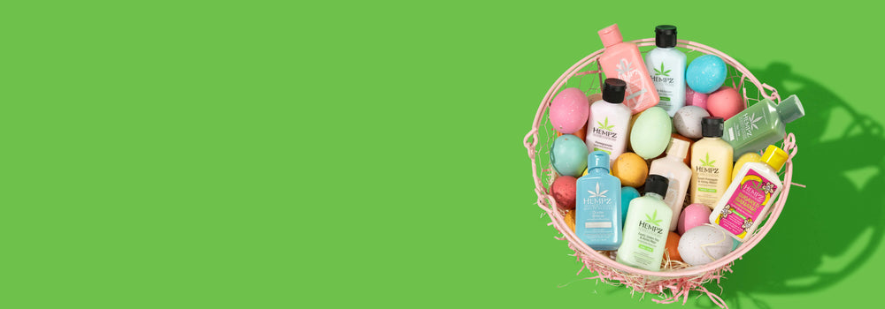Hempz Mini Moisturizing Lotions in Easter Egg Basket
