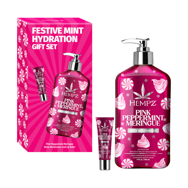 Hempz Pink Peppermint Meringue Body Moisturizing Lotion & Lip