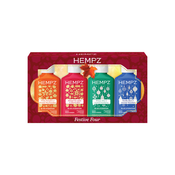 Festive Four Mini Moisturizing Body Lotion Gift Set