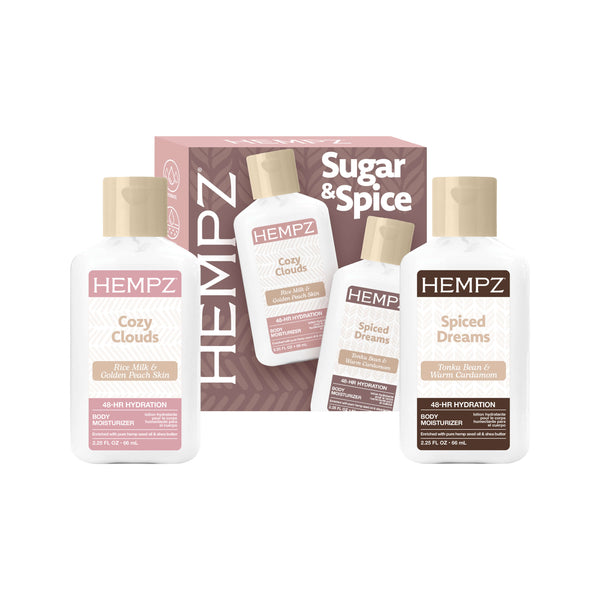 Hempz Sugar & Spice Mini Moisturizing Body Lotion Kit