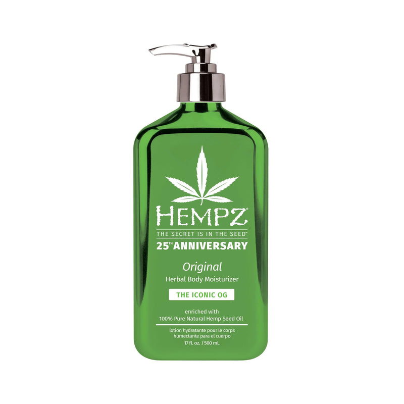 Hempz 25th Anniversary Moisturizer Original Herbal Body Moisturizing Lotion for Dry Skin in a Limited-Edition Collectible Bottle