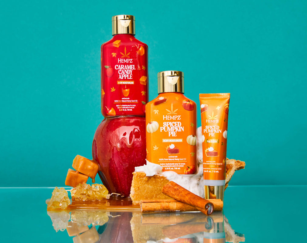 Hempz Fall Lotions & LIp Balms with Apples and Pumpkin Pie