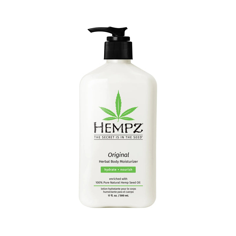 Hempz Original Herbal Body Moisturizing Lotion with 100% pure hemp seed oil