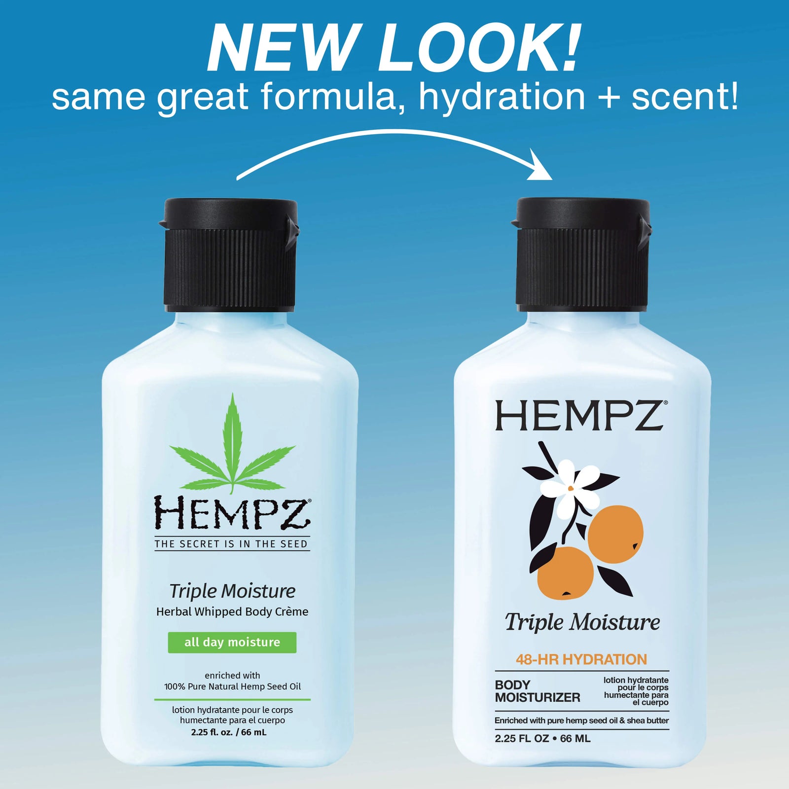 Hempz Travel-Size Triple Moisture Moisturizing Body Lotion with