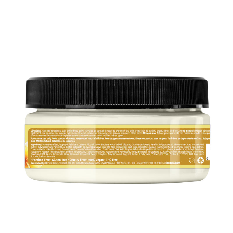 Hempz Original Herbal Body Butter for Dry Skin,Back
