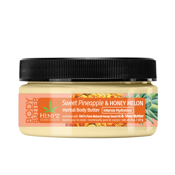Hempz Sweet Pineapple & Honey Melon Herbal Body Butter for Intense Hydration
