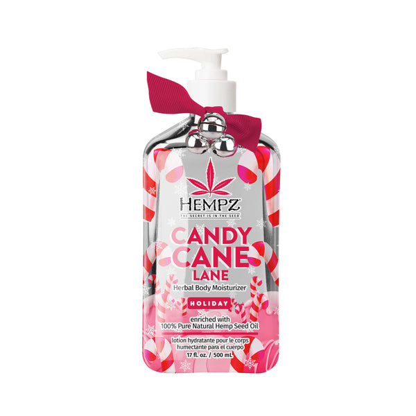 Hempz Candy Cane Lane Herbal Body Moisturizing Lotion for Dry Skin