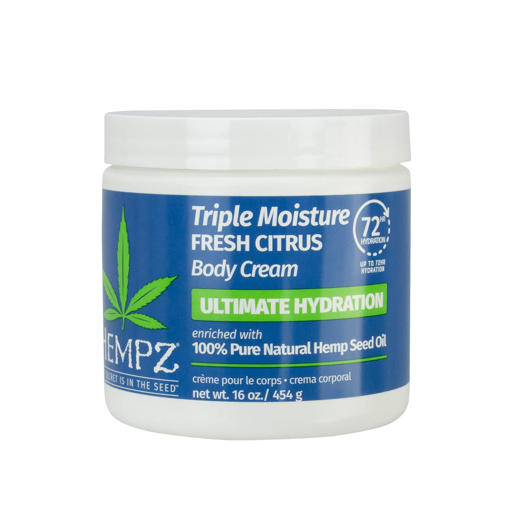 Hempz Triple Moisture Fresh Citrus Herbal Body Cream for 72