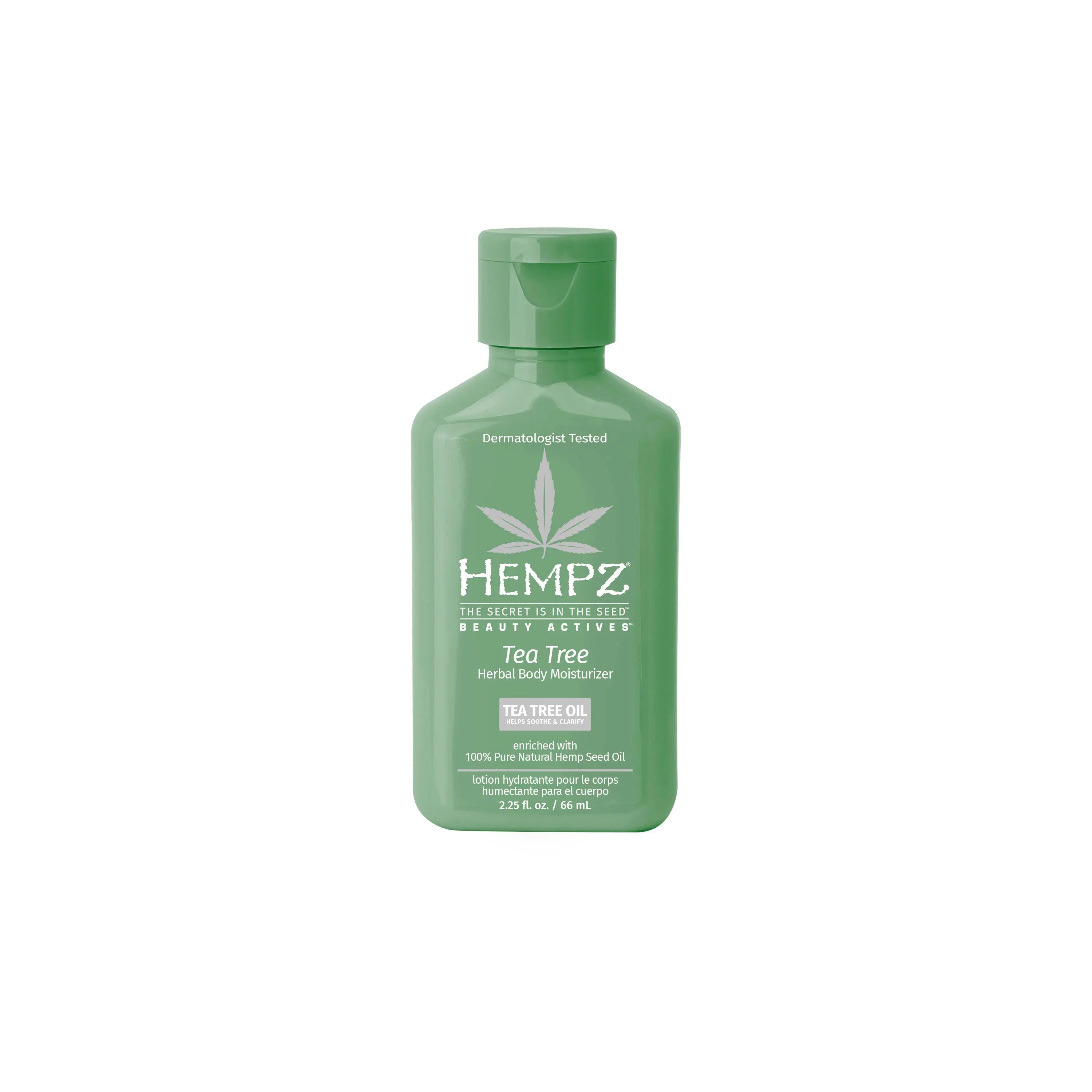 Hempz Travel-Size Beauty Actives Tea Tree Moisturizing Lotion with