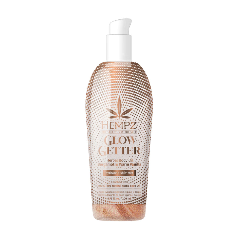 Hempz Glow Getter Herbal Body Oil with Shimmer