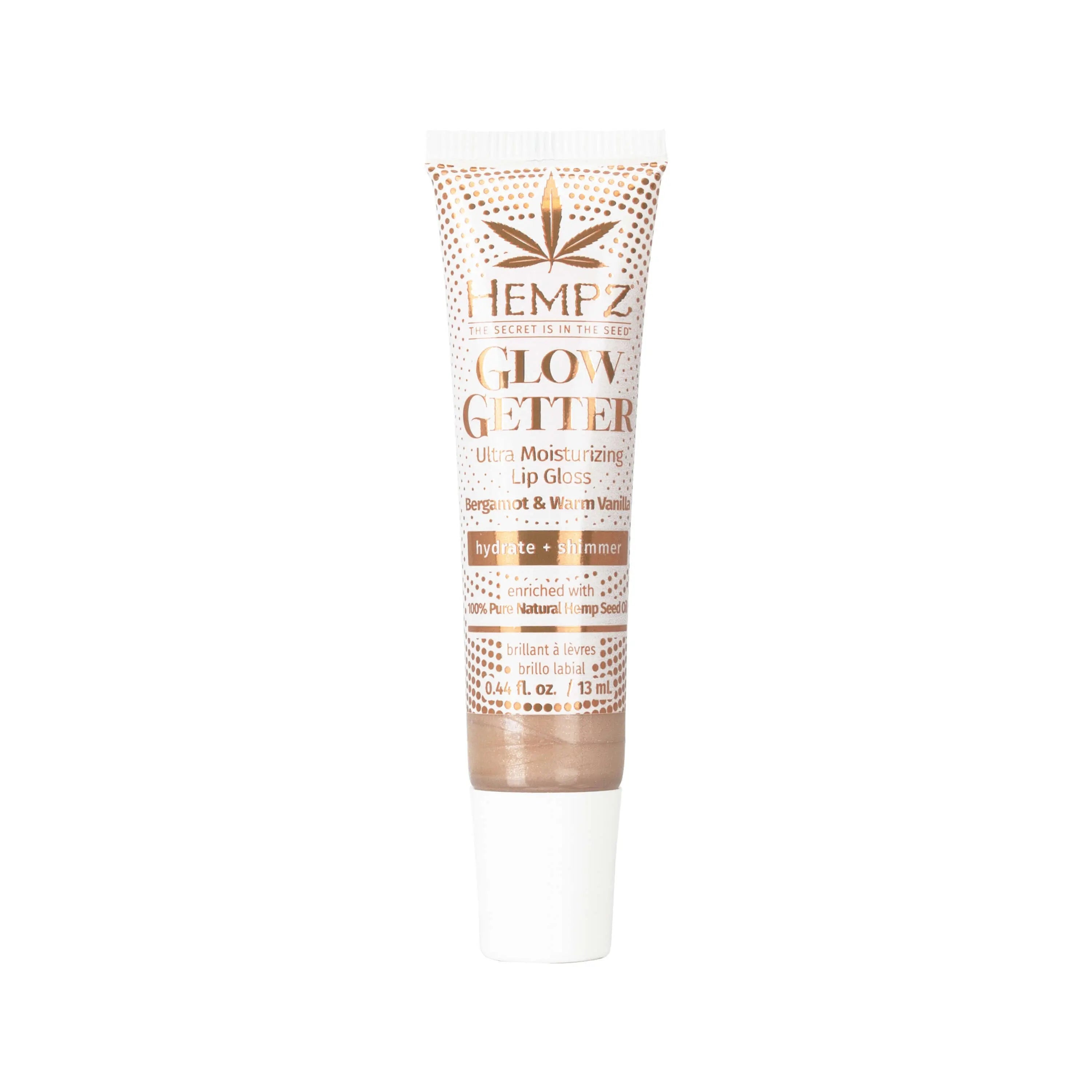 Hempz Glow Getter Herbal Lip Gloss with Shimmer