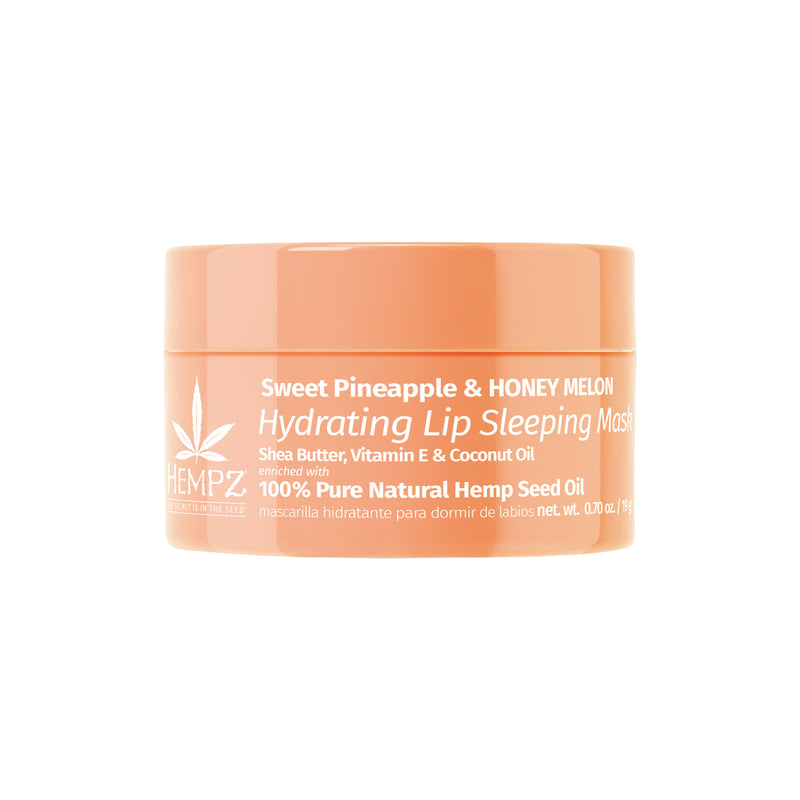 Hempz Sweet Pineapple & Honey Melon Hydrating Lip Sleeping Mask,front