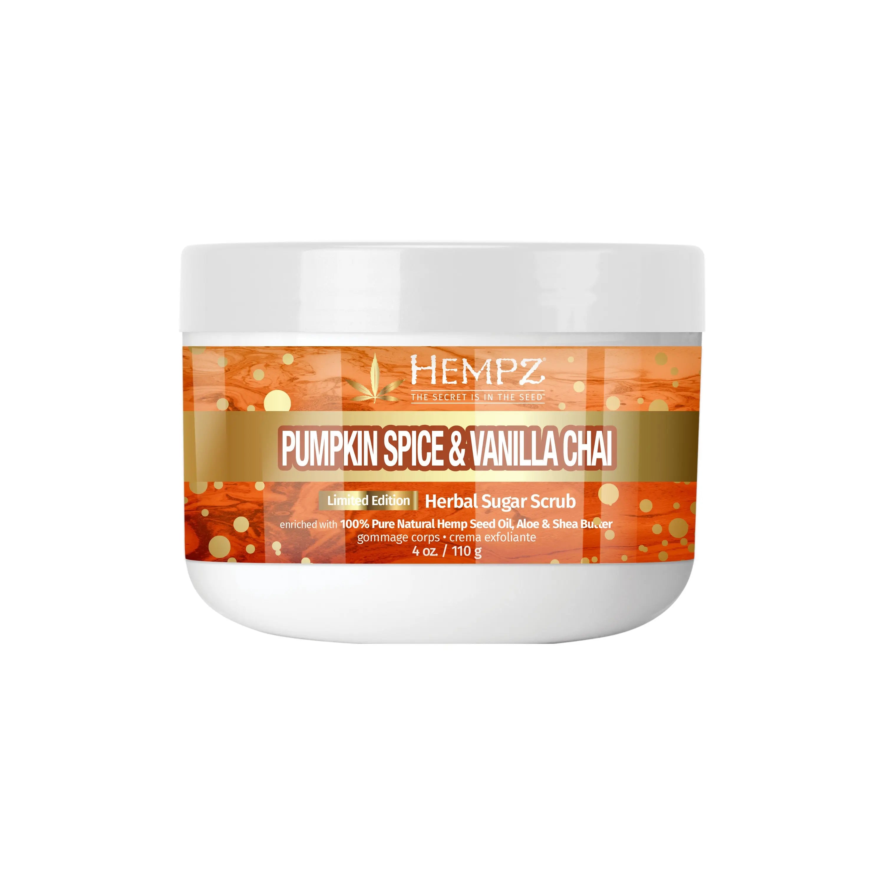 Hempz Pumpkin Spice & Vanilla Chai Herbal Sugar Scrub