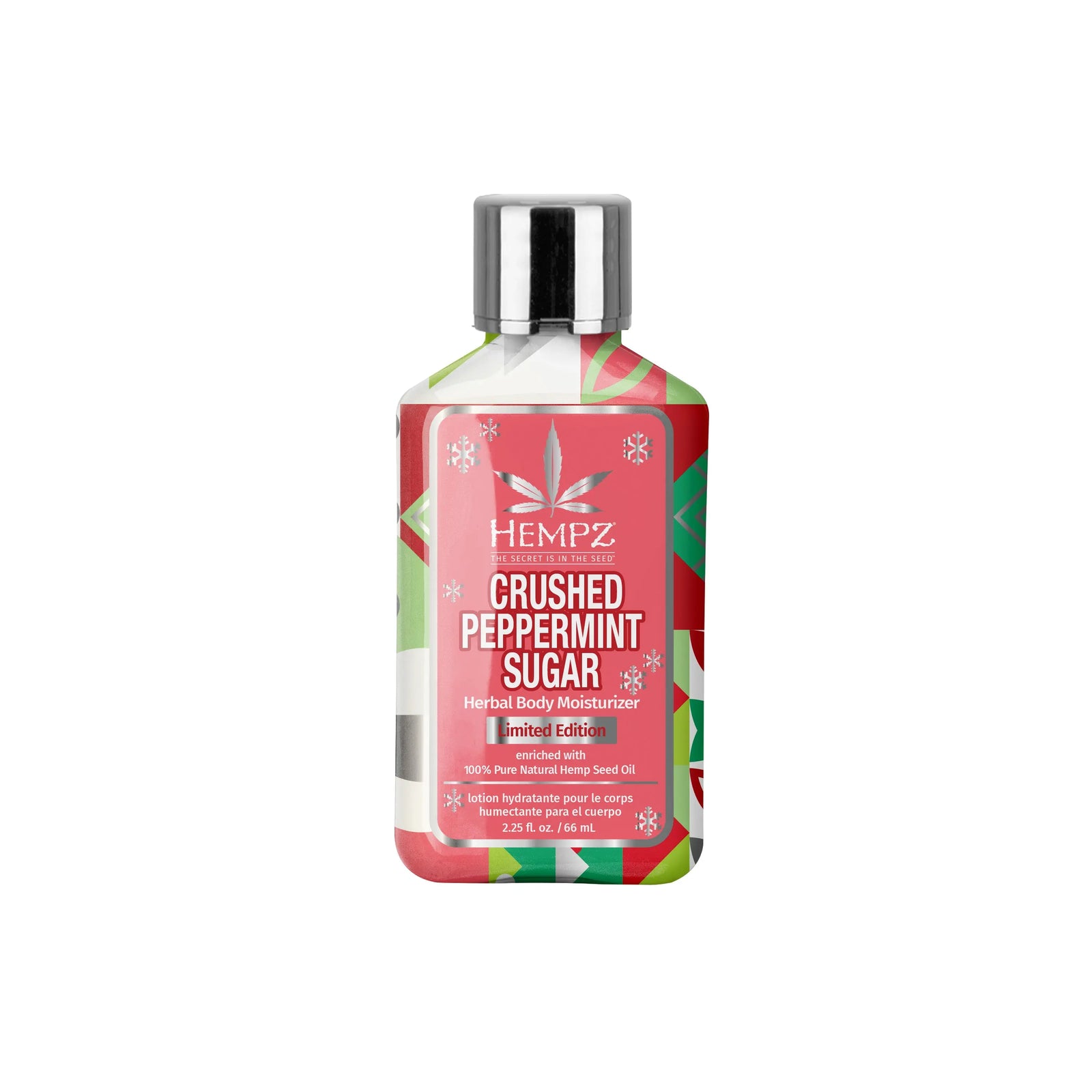 Hempz Holiday Delights Crushed Peppermint Mini Lotion, Lip Balm