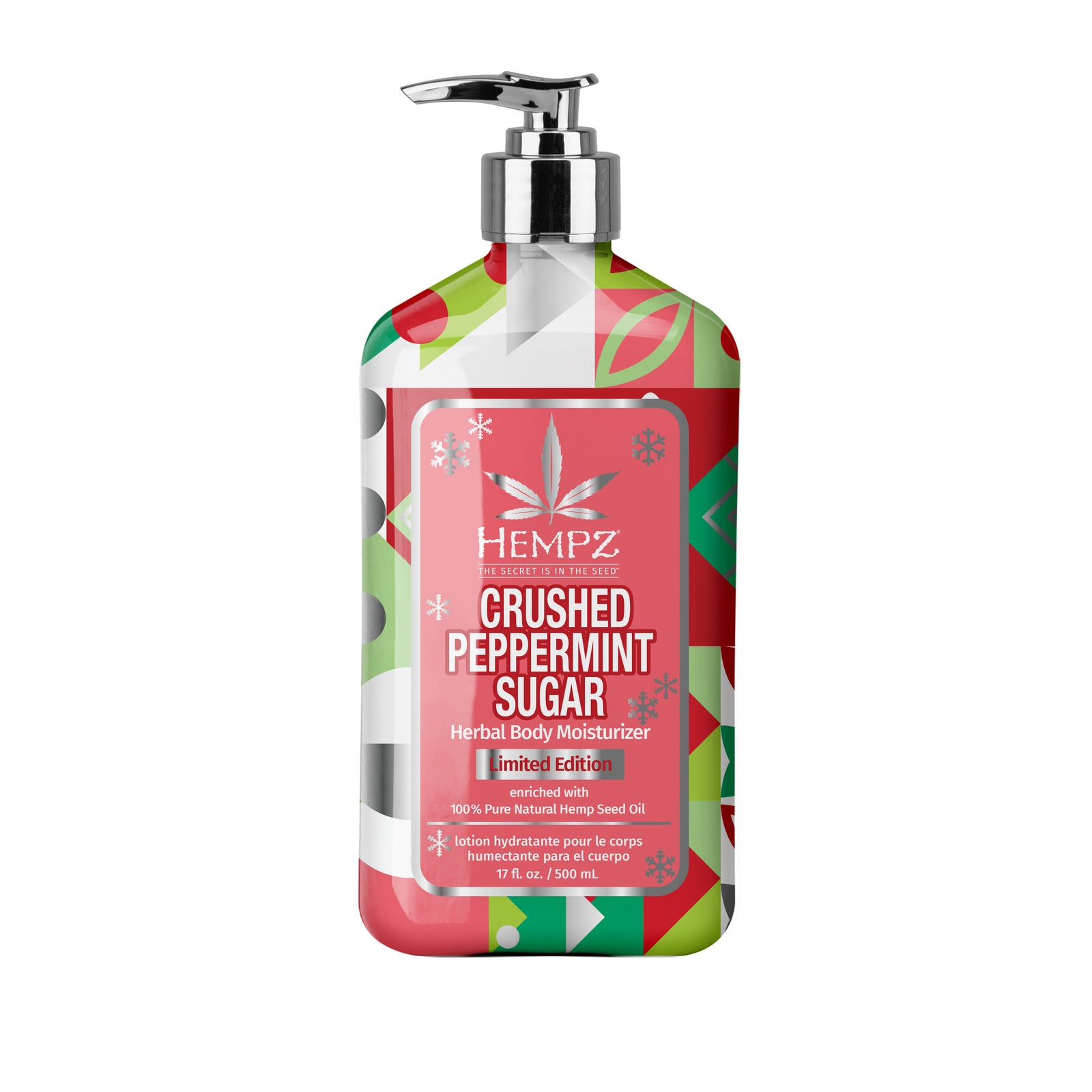 Hempz Crushed Peppermint Sugar Herbal Body Moisturizer + Lip