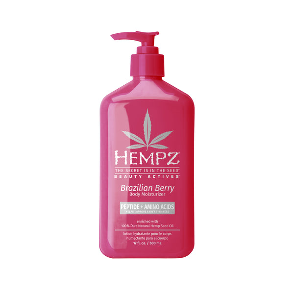 Hempz Beauty Actives Brazilian Berry Herbal Body Moisturizer with Peptides + Amino Acids