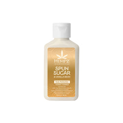 Hempz Travel-Size Spun Sugar & Vanilla Bean Herbal Moisturizing Lotion with Shimmer for Dry Skin