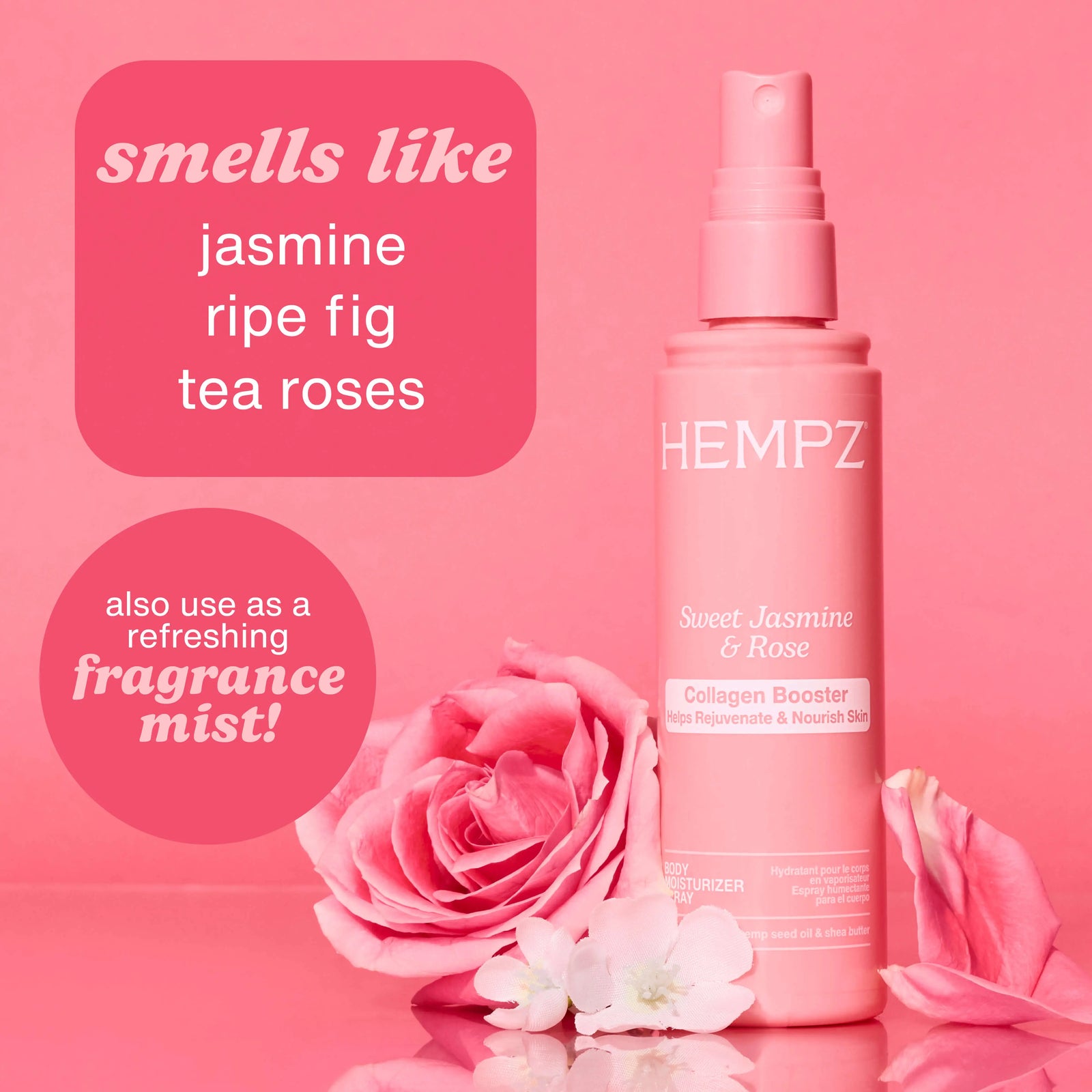 Hempz Beauty Actives Sweet Jasmine & Rose Moisturizing Body