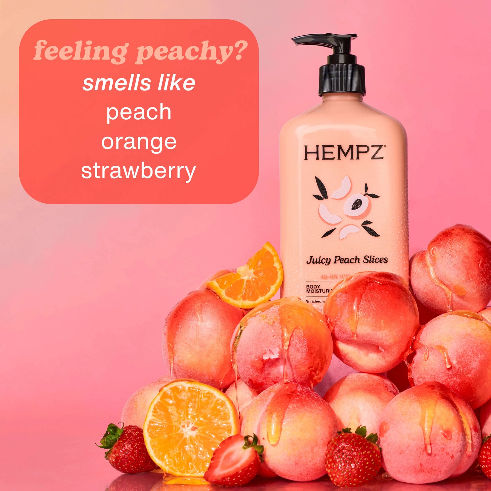 Hempz Juicy Peach Slices Moisturizing Body Lotion Hempz Juicy Peach Slices Moisturizing Body Lotion