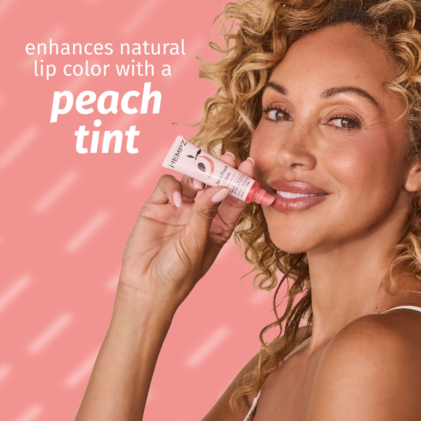 Hempz Juicy Peach Slices Tinted Lip Balm