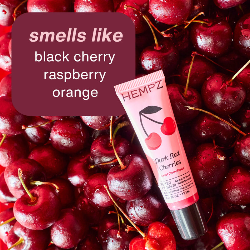 Hempz Dark Red Cherries Tinted Lip Balm
