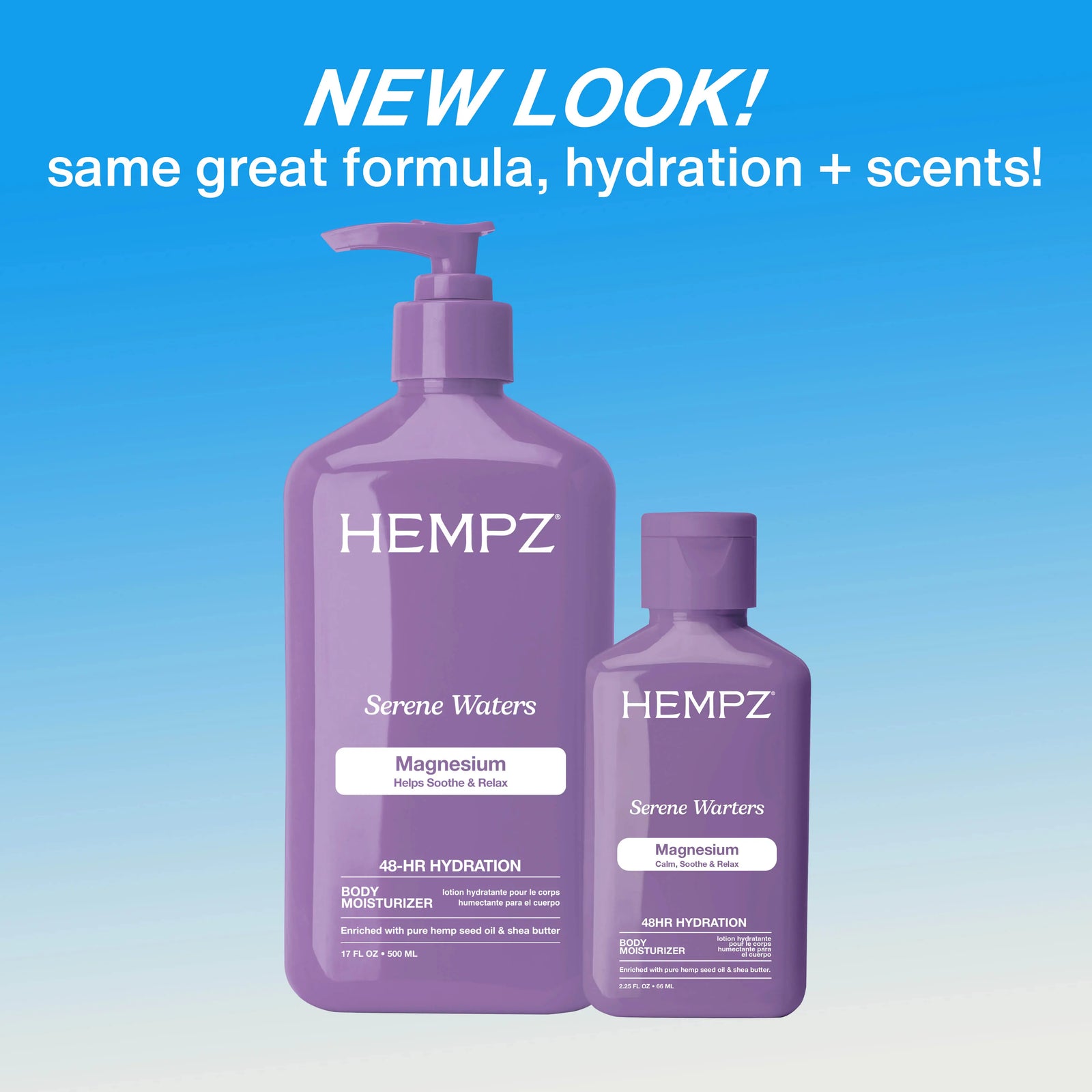 Hempz Beauty Actives Serene Waters Moisturizing Body Lotion with