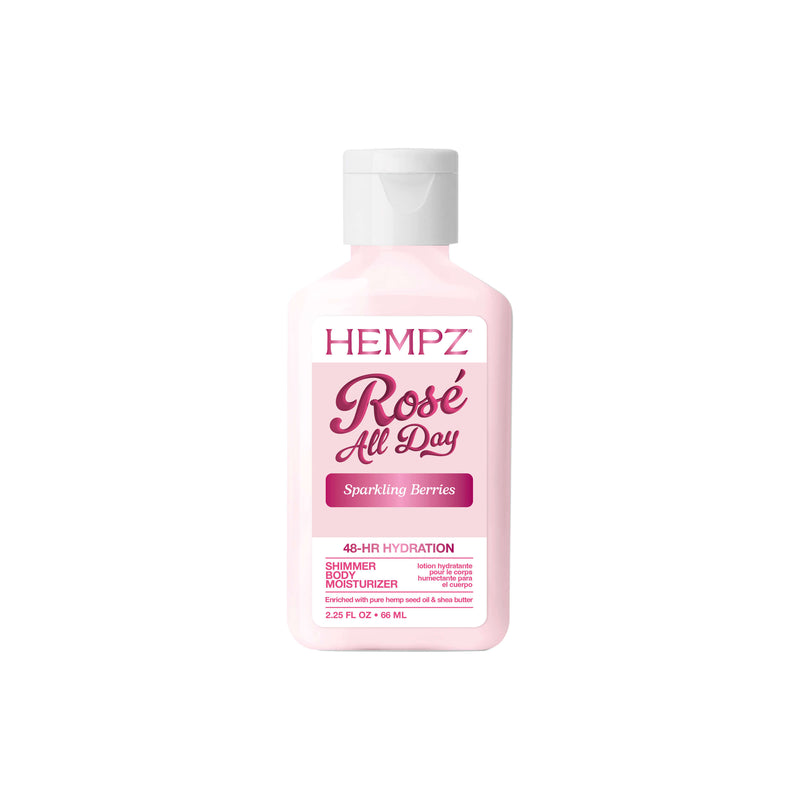 Hempz Travel-Size Rosé All Day Herbal Body Moisturizer