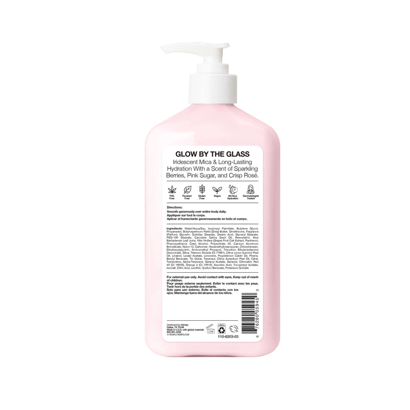 Hempz Rosé All Day Herbal Body Moisturizer, Back