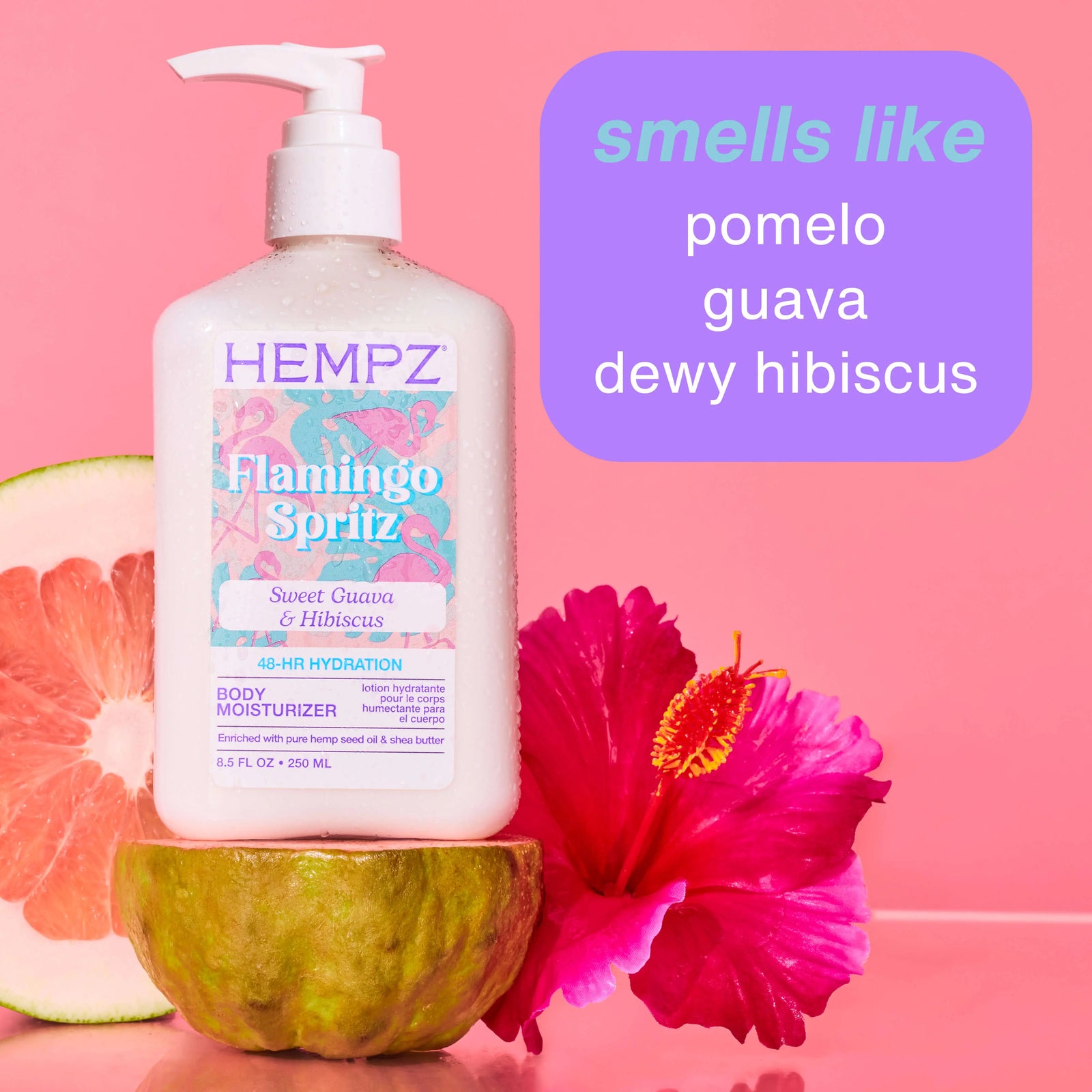 Hempz Flamingo Spritz Moisturizing Body Lotion