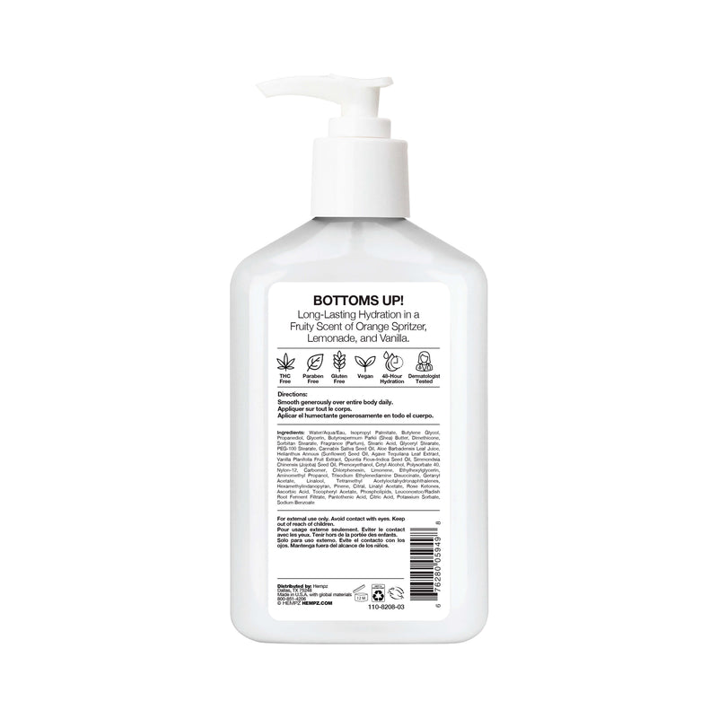 Hempz Poolside Punch Body Moisturizing Lotion, Back