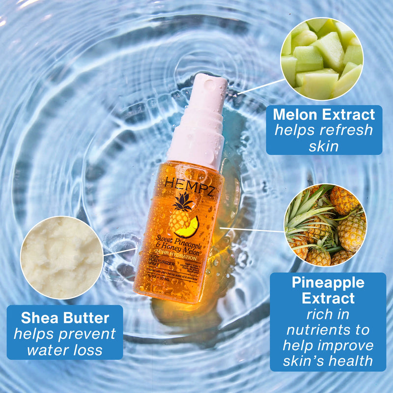 Hempz Sweet Pineapple & Honey Melon Moisturizing Body Fragrance Spray