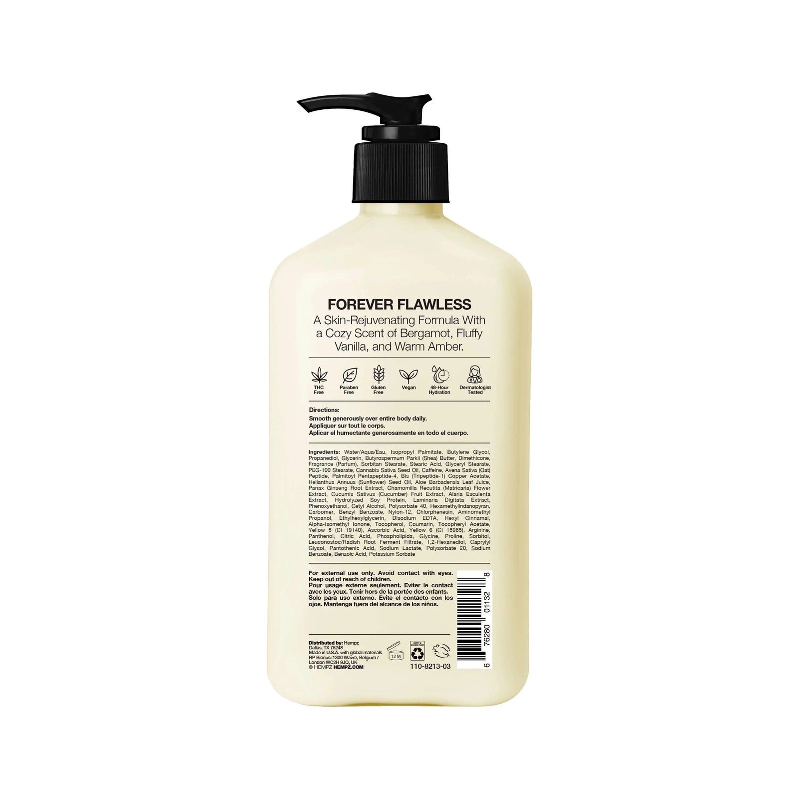 Hempz Age Defying Moisturizing Body Lotion with Peptides + Caffeine