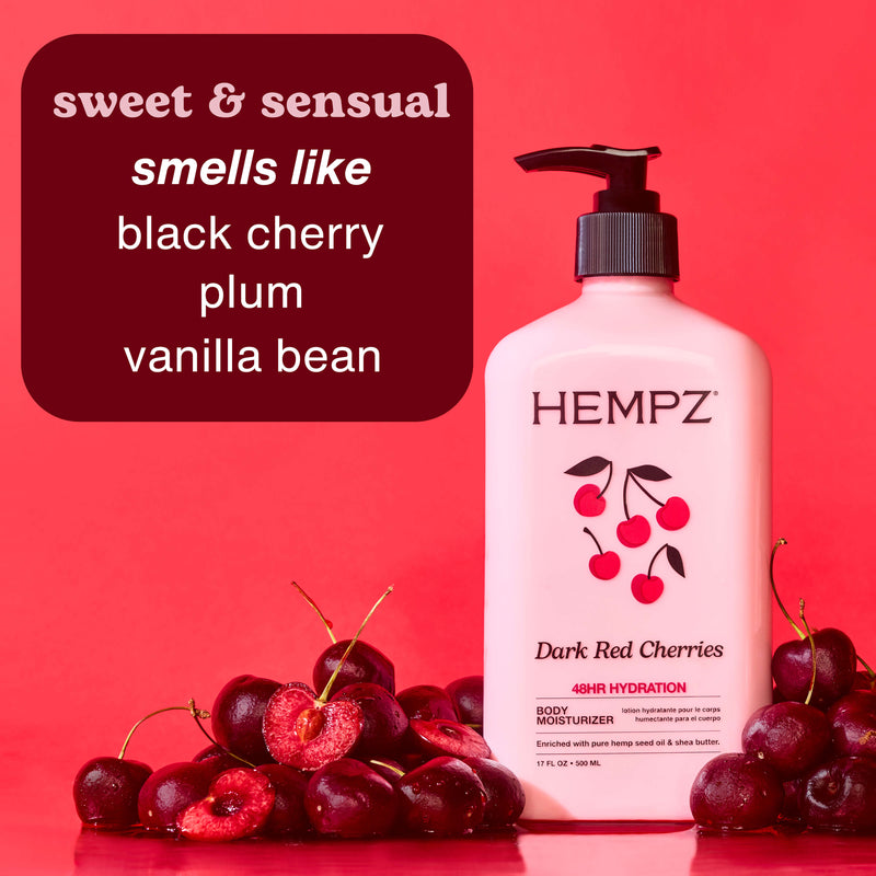 Hempz Dark Red Cherries Moisturizing Body Lotion