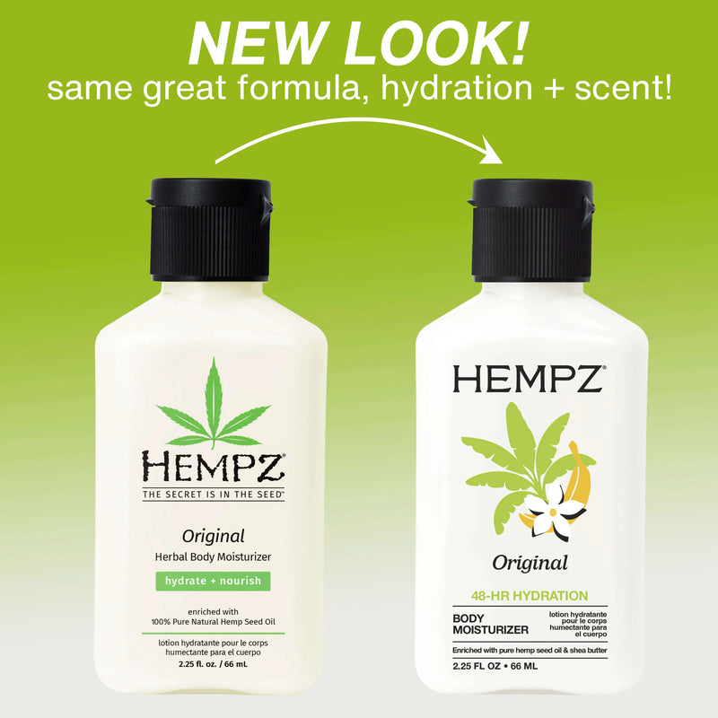 Hempz Travel-Size Original Moisturizing Body Lotion with Floral