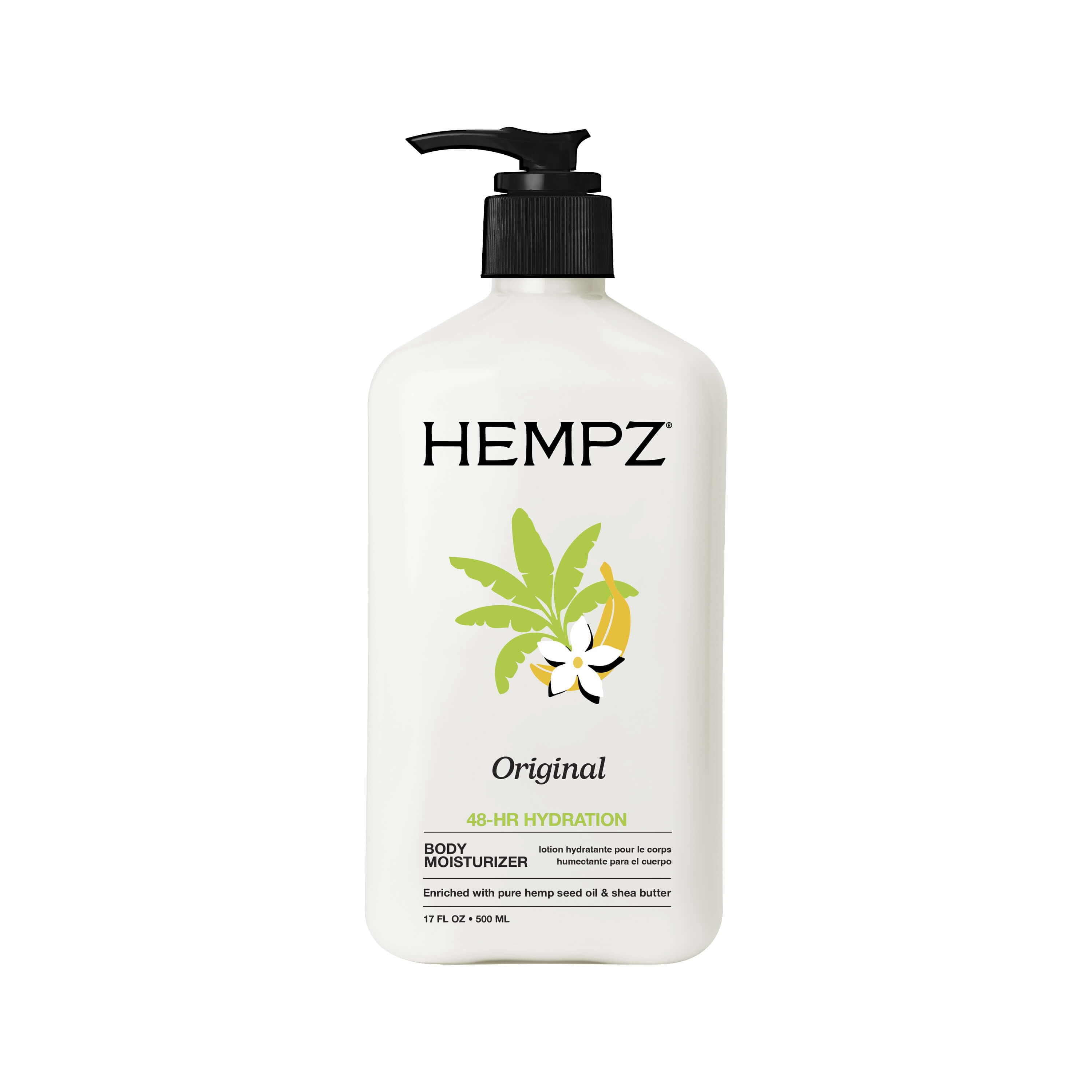 Hempz Original Moisturizing Body Lotion with Floral/Banana Scent