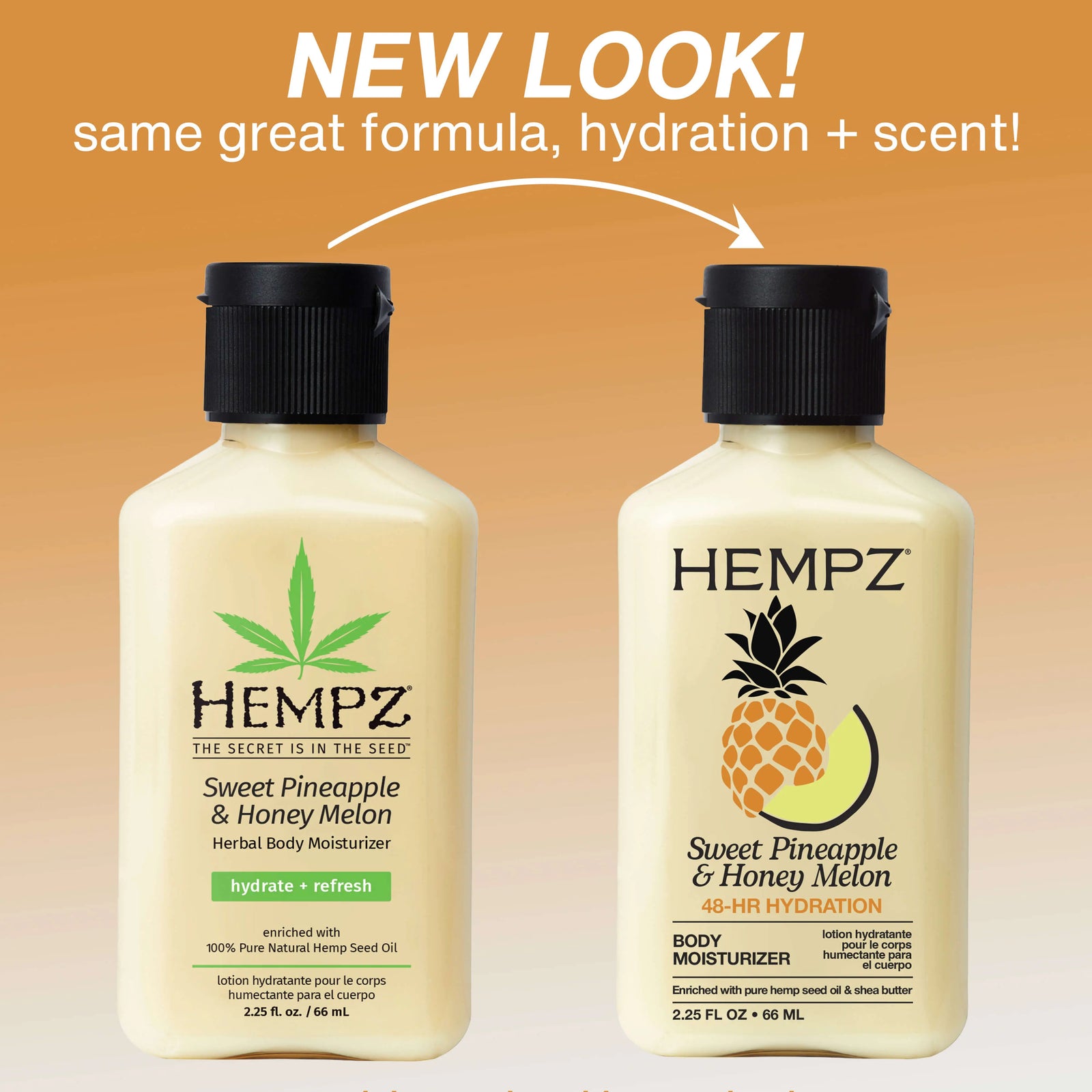 Hempz Travel-Size Sweet Pineapple & Honey Melon Moisturizing Body