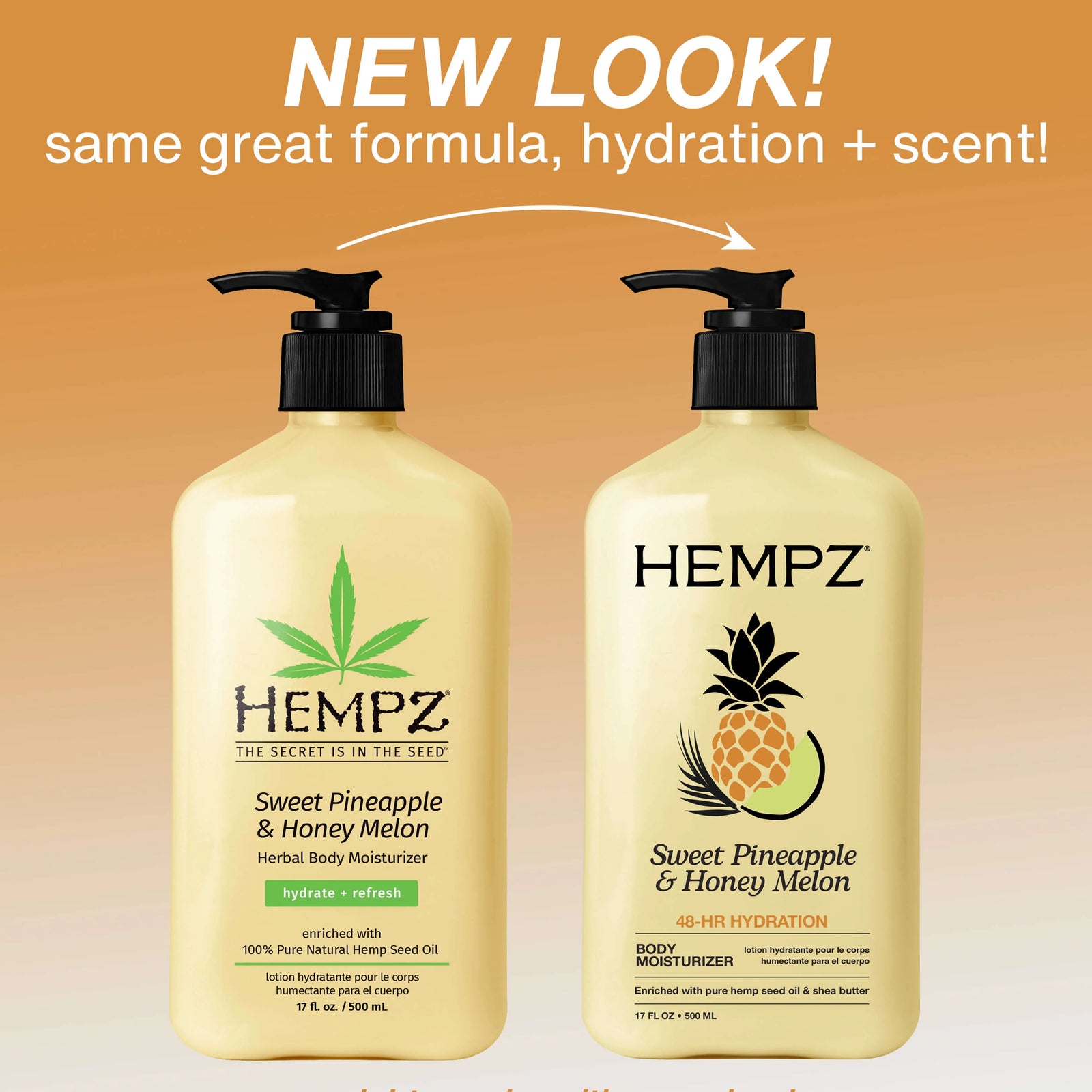 Hempz Sweet Pineapple & Honey Melon Moisturizing Body Lotion
