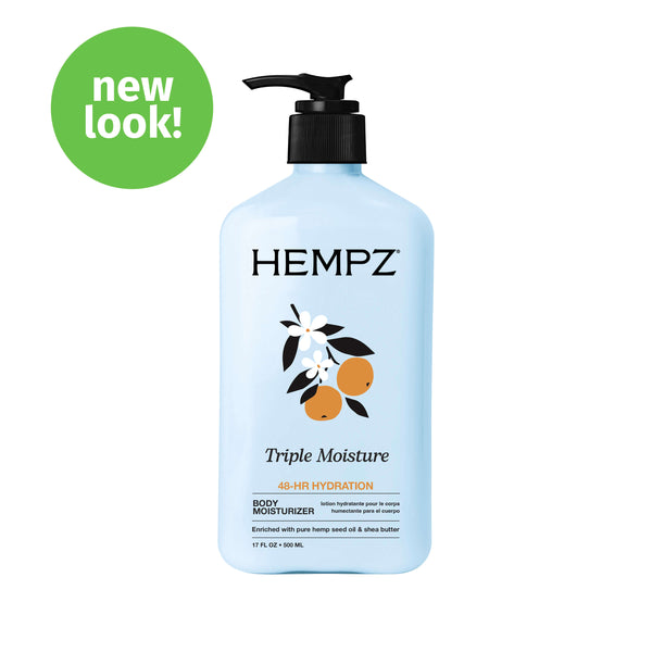 Hempz Triple Moisture Body Moisturizing Lotion with Fresh Citrus Scent for Dry Skin