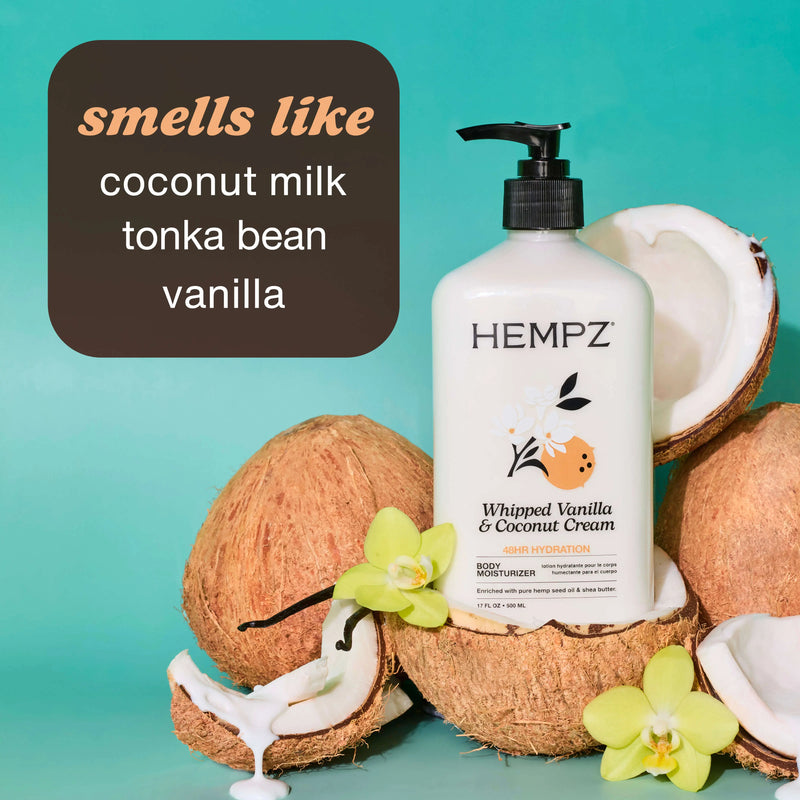 Hempz Travel-Size Whipped Vanilla & Coconut Cream Moisturizing