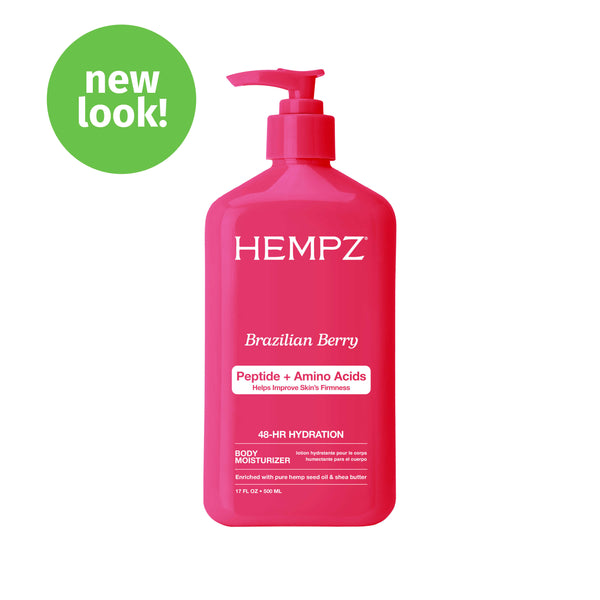 Hempz Beauty Actives Brazilian Berry Body Moisturizing Lotion with Peptides + Amino Acids