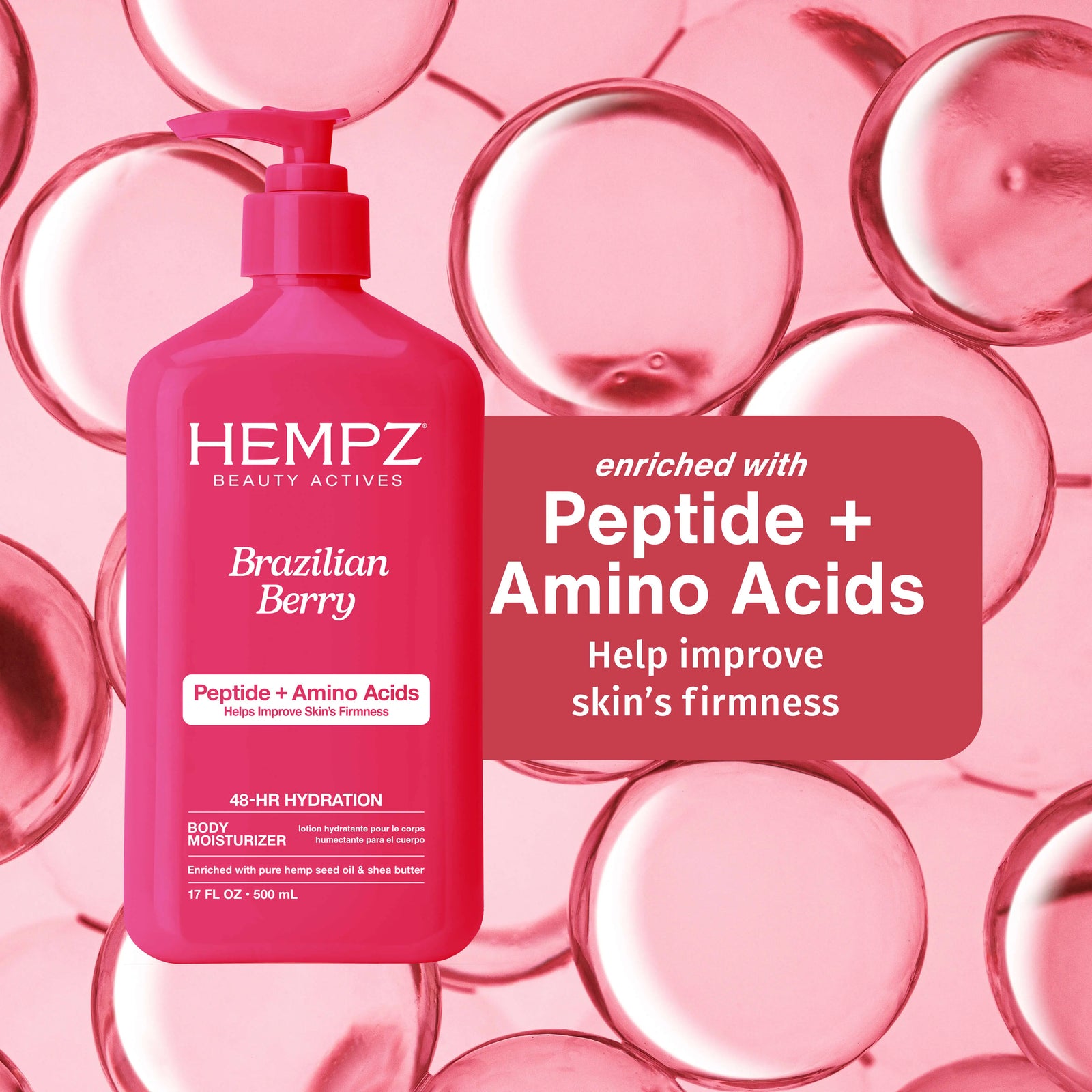 Hempz Beauty Actives Brazilian Berry Moisturizing Body Lotion with