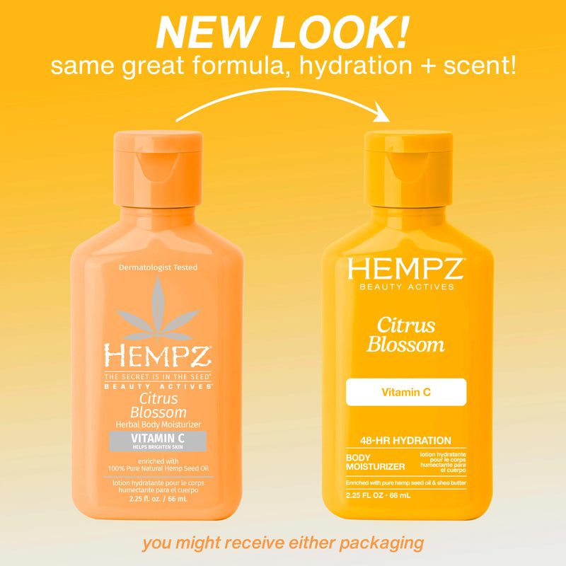 Hempz Travel-Size Beauty Actives Citrus Blossom Moisturizing Body