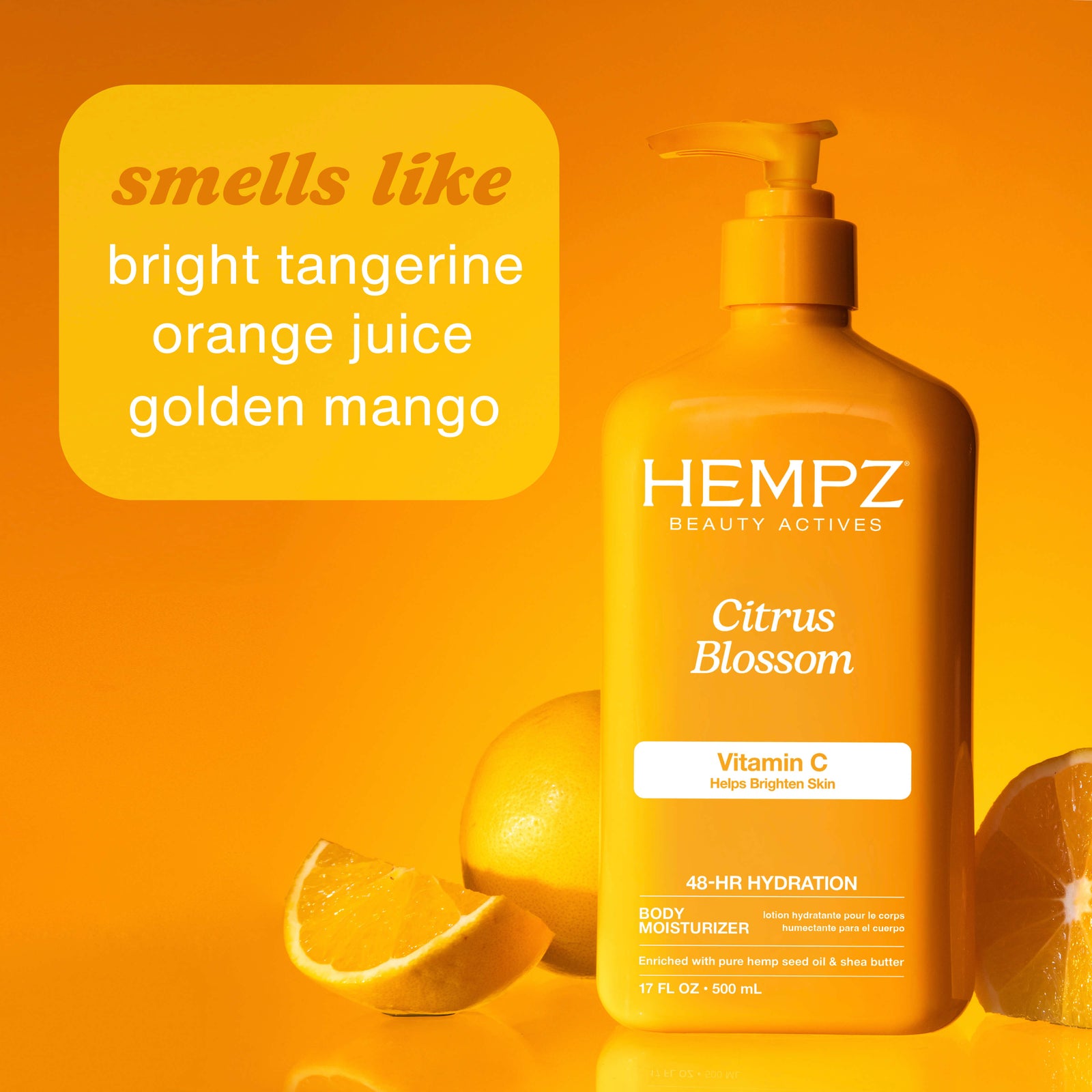 Hempz Beauty Actives Citrus Blossom Moisturizing Body Lotion with