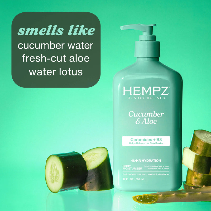 Hempz Beauty Actives Cucumber & Aloe Moisturizing Body Lotion with