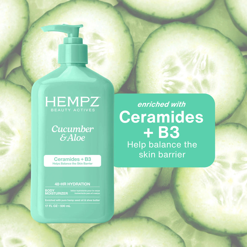Hempz Beauty Actives Cucumber & Aloe Moisturizing Body Lotion with