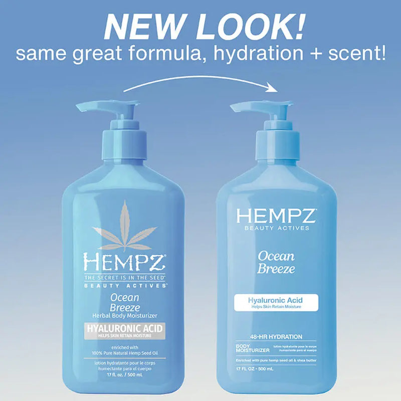 Hempz Beauty Actives Ocean Breeze Moisturizing Body Lotion with