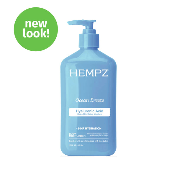 Hempz Beauty Actives Ocean Breeze Body Moisturizing Lotion with Hyaluronic Acid