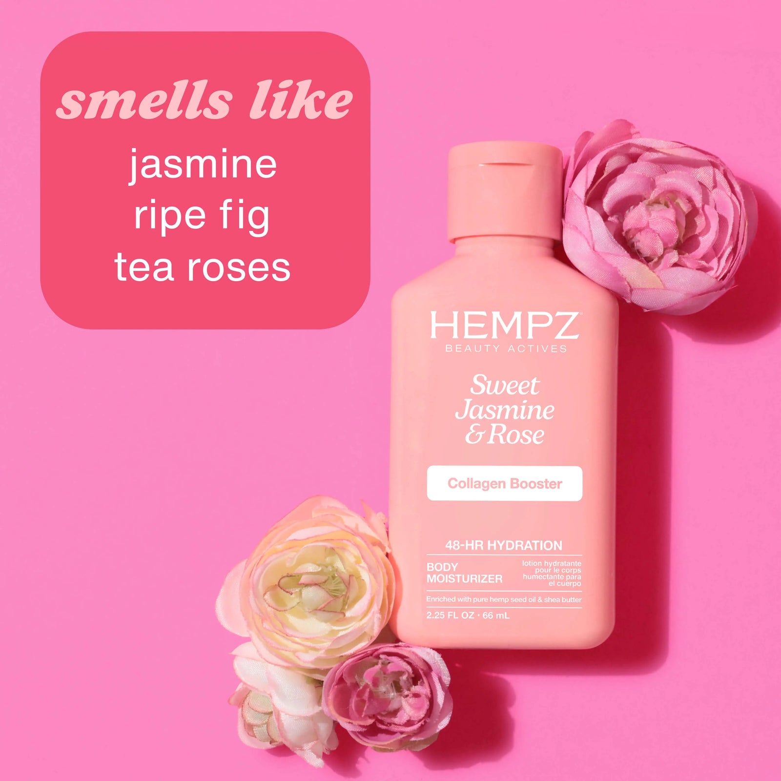 Hempz Travel-Size Beauty Actives Sweet Jasmine & Rose Moisturizing