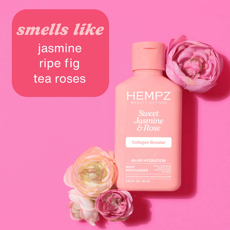 Hempz Travel-Size Beauty Actives Sweet Jasmine & Rose Moisturizing