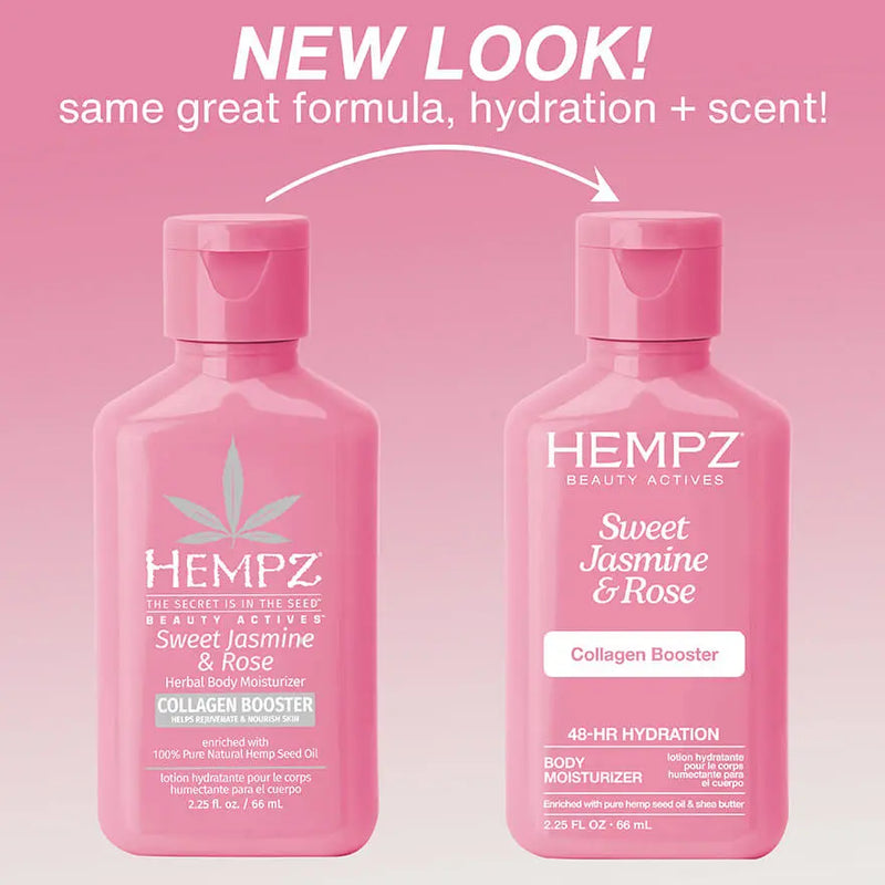 Hempz Travel-Size Beauty Actives Sweet Jasmine & Rose Moisturizing